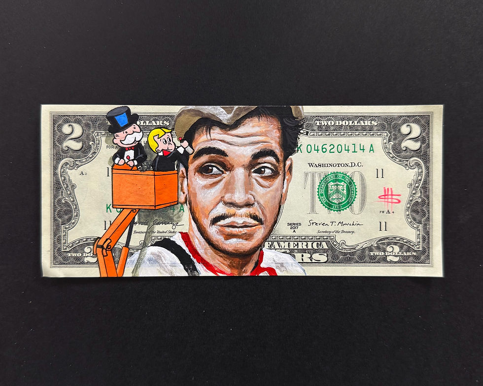 Illegal art: The last cut “Cantinflas”