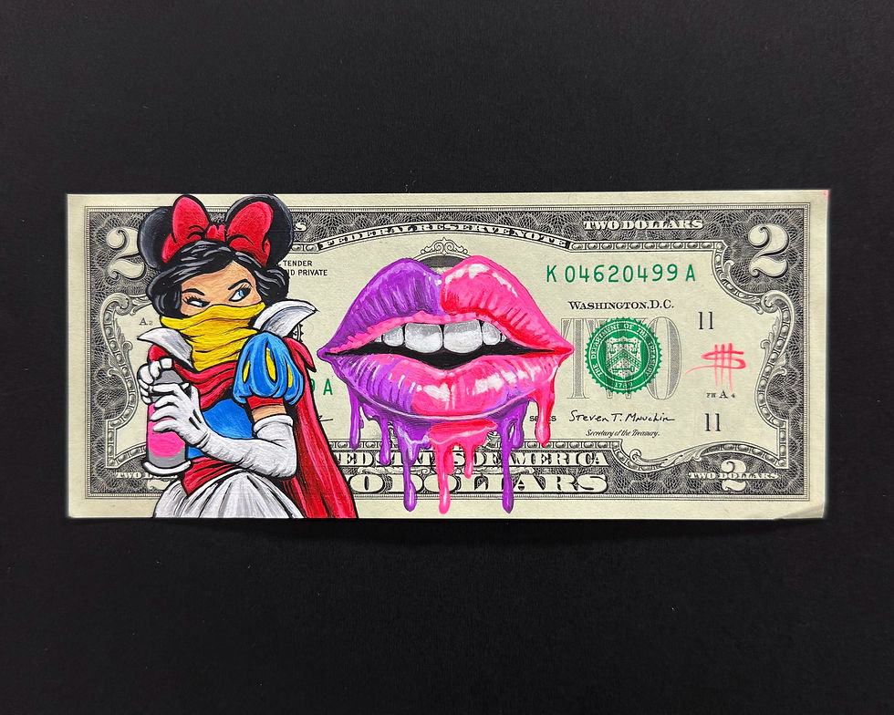 Illegal art: The last cut “G. White Snow”