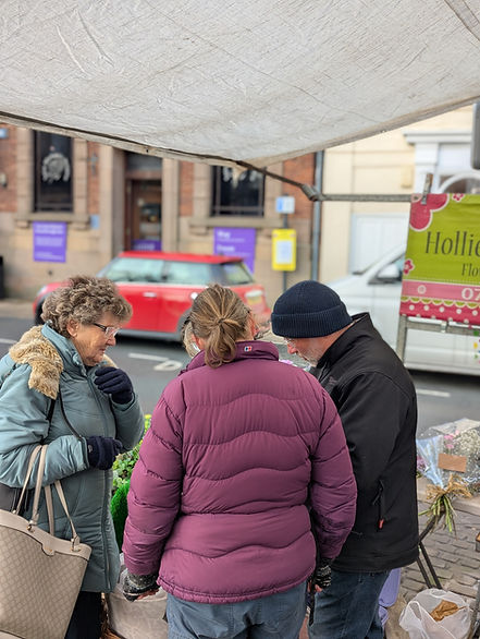 Paul and debs at the market