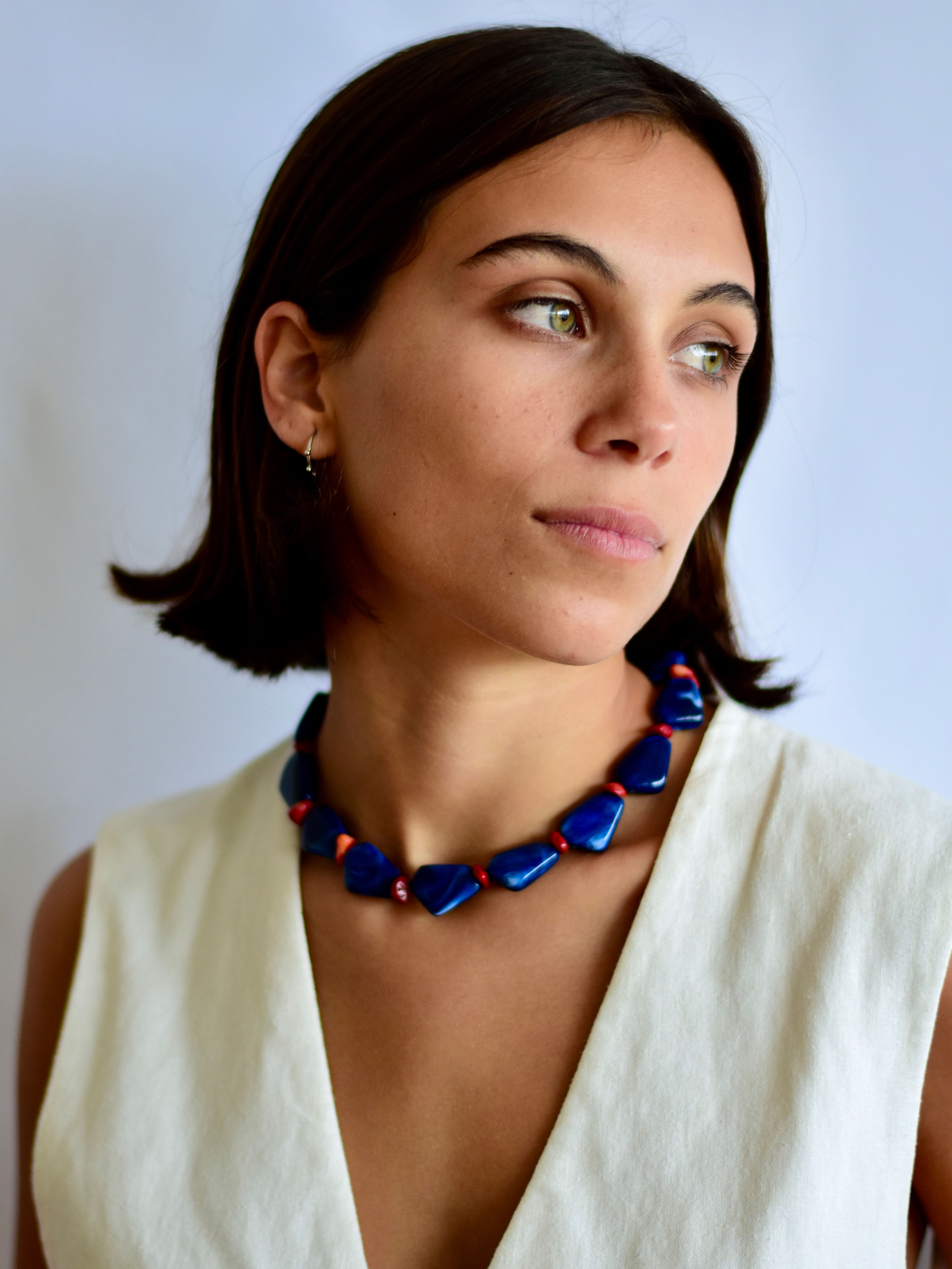 Collar Magna azul