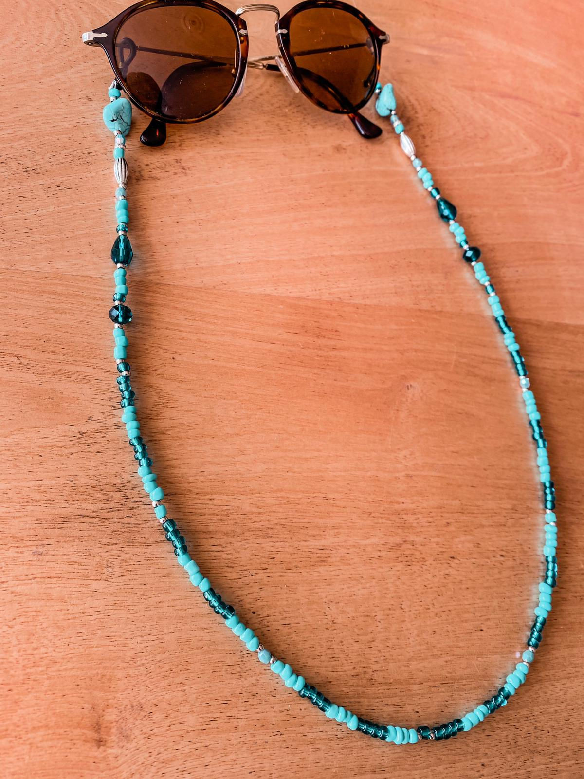 Correa piedra turquesa