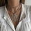 Miniatura: Collar Margarita Plateado