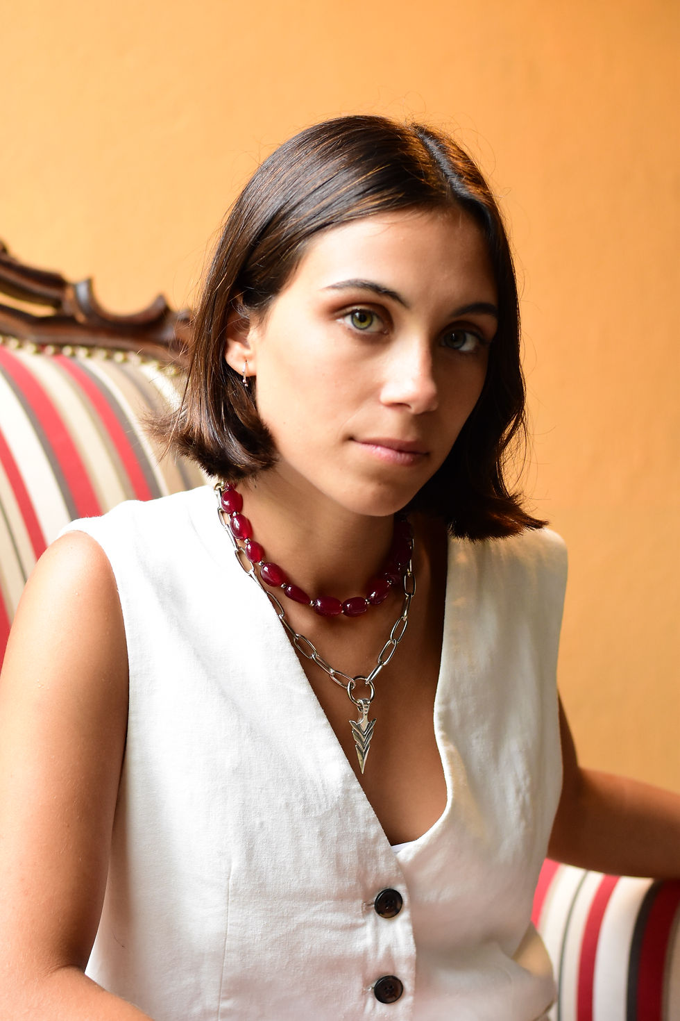 Miniatura: Collar Impetu rojo 