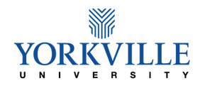 Yorkville University logo representing counsellor education and training for Calgary therapist at Compassionate Central