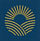 Compassionate Central logo—stylized golden sun rising over curved horizon lines on a deep blue background, symbolizing hope, renewal, and guidance in mental health and depression counselling.
