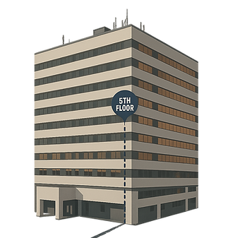 Exterior of Macleod Place II office building in Calgary with therapy clinic on 5th floor at Compassionate Central