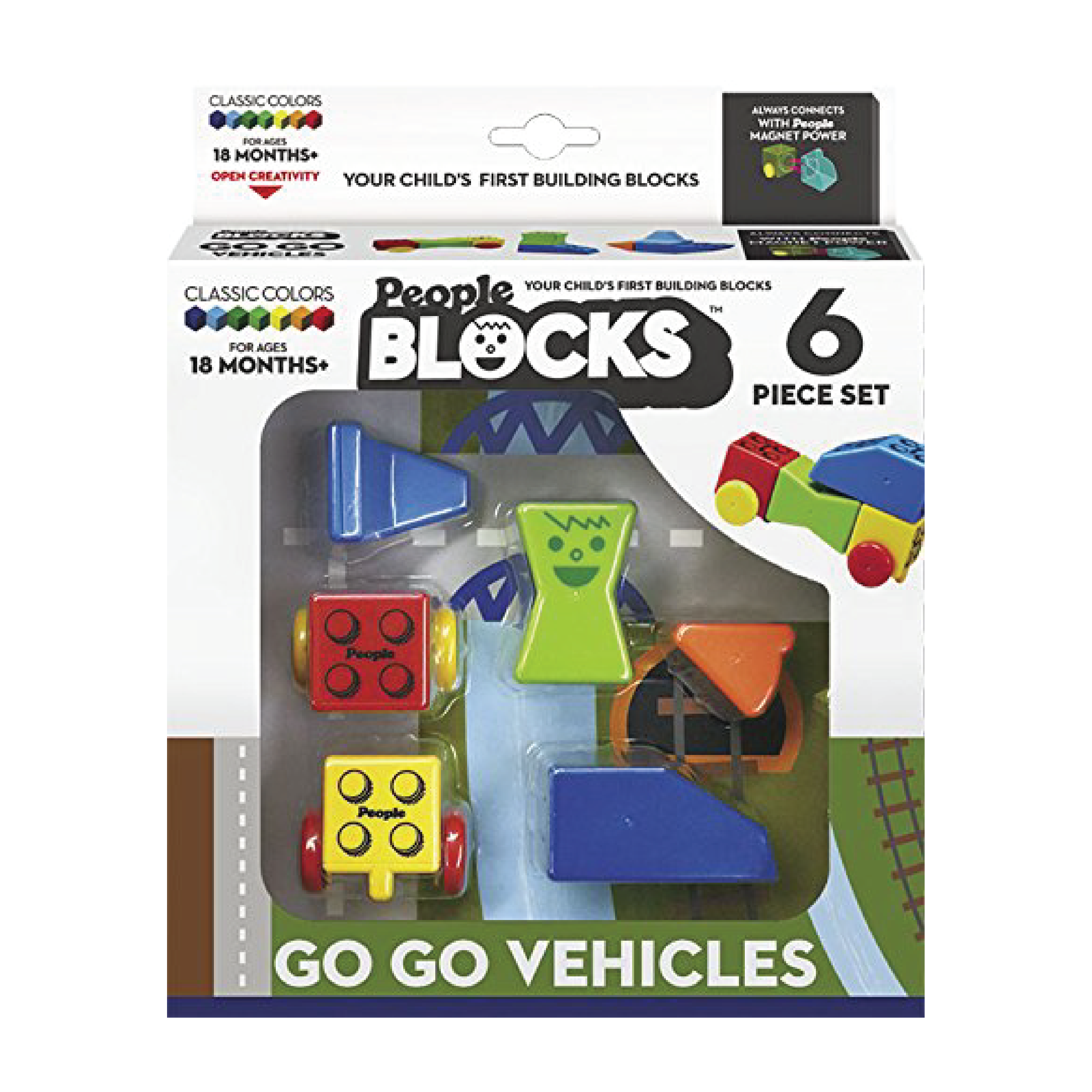 People Blocks® - Go Go Vehicle 6 pcs