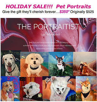 Holiday Sale flyer for my pet portraits