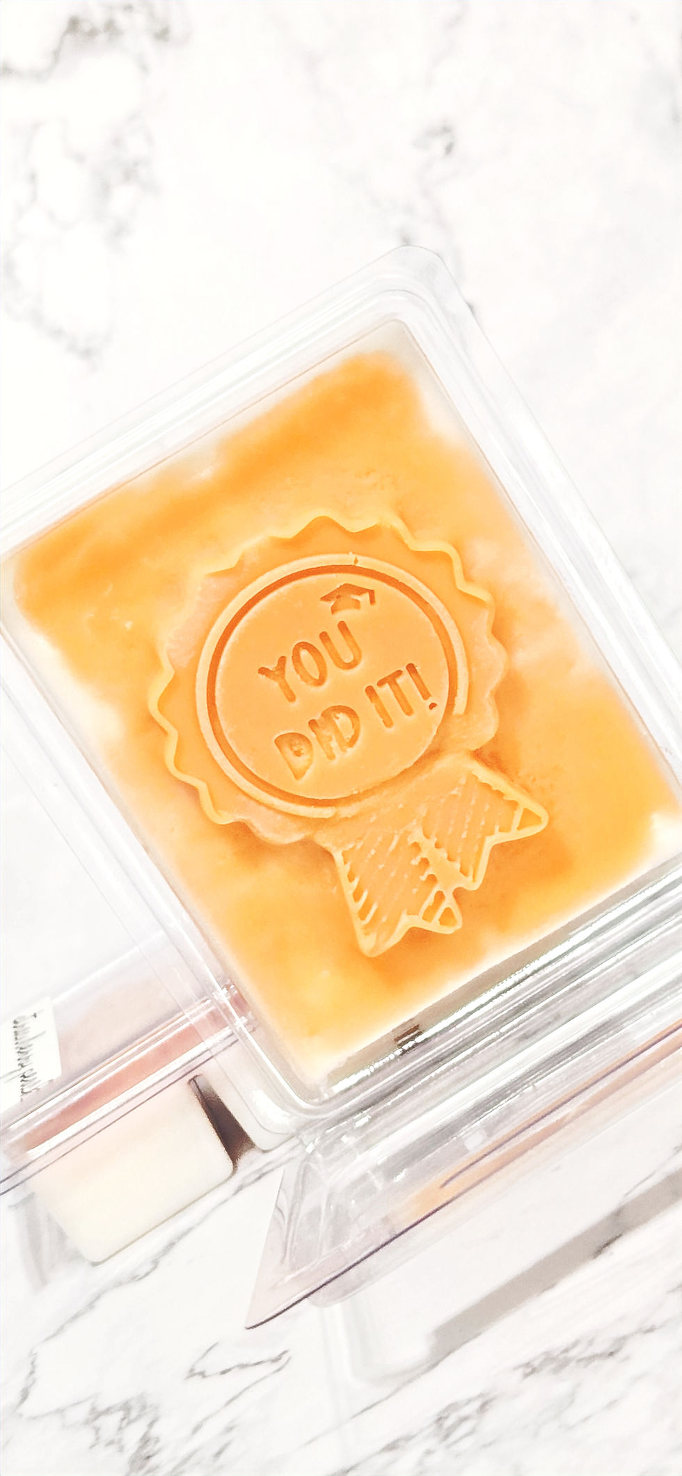 You Did It wax melt design