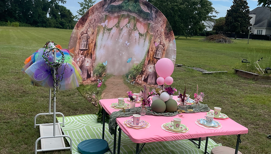 Fairy Tea Party Set Up