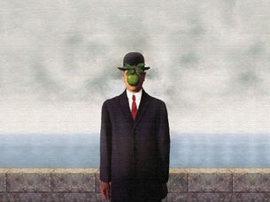 인간의 아들 르네 마그리트, 마그리트 초현실주의 해설, The Son of Man 분석, 얼굴을 가린 사과 상징,르네 마그리트 작품세계