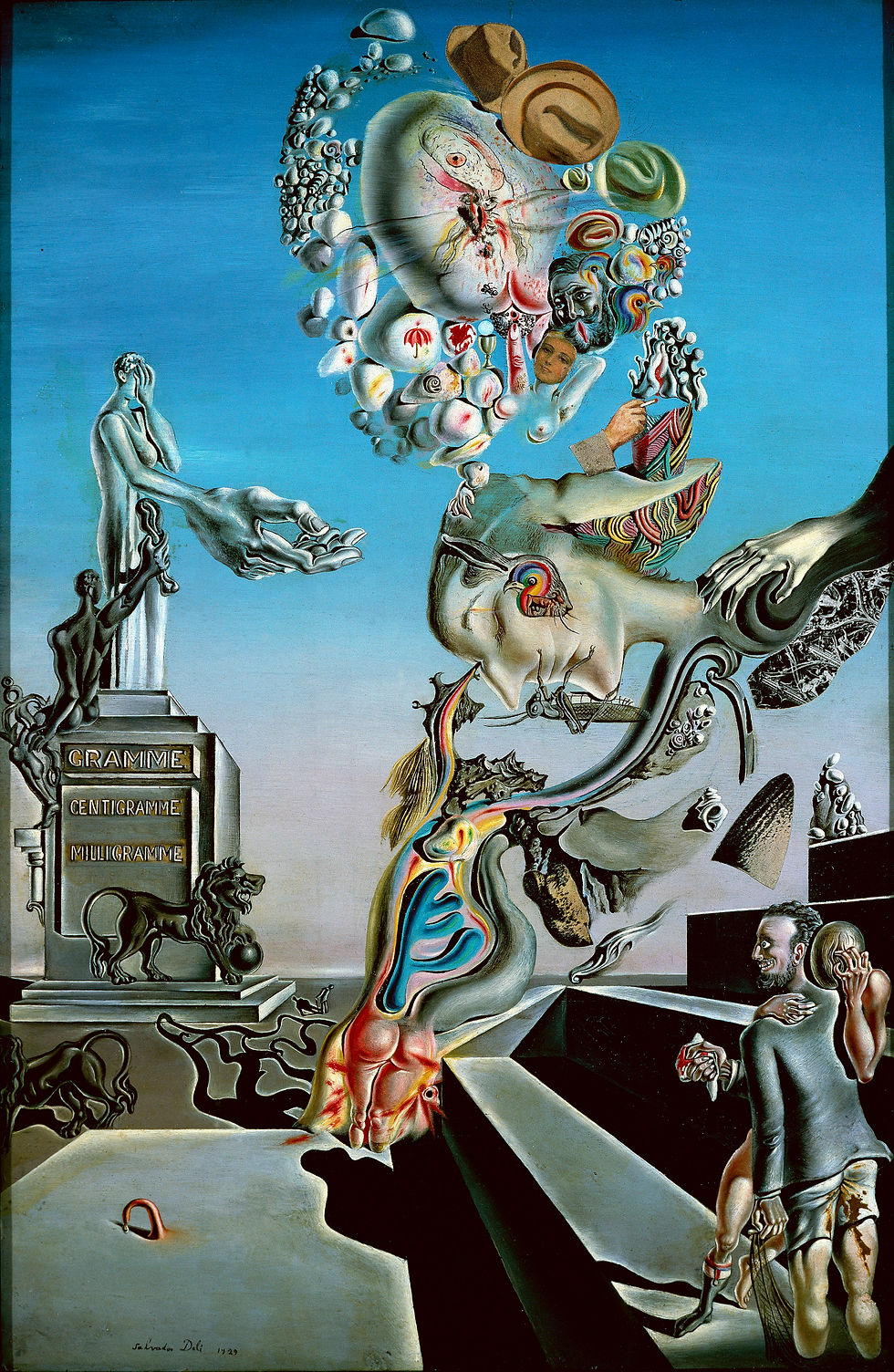 Salvador Dalí_Le jeu lugubre_1929_Private Collection_© Photo White ImagesScala, Florence_©