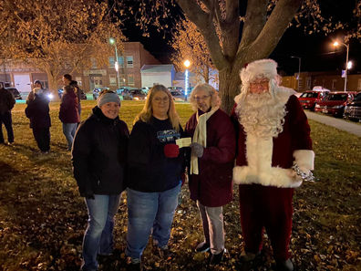 Villisca Community Christmas Tree and Santa Visit.