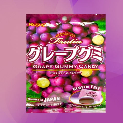 Kasugai Grape gummy candy