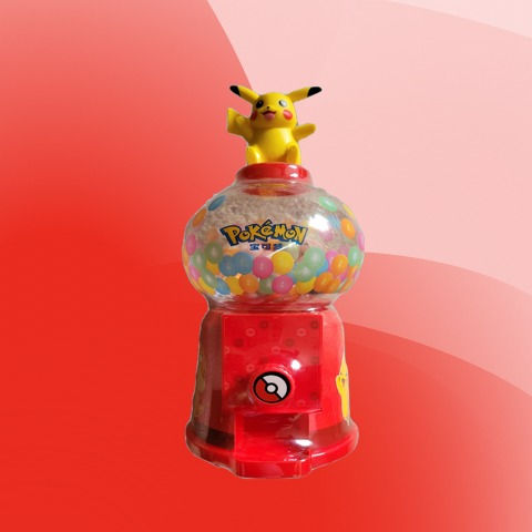 Pokemon fruity soft candy vending machine