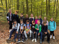 Herbstwanderung der 1b im Naturpark Purkersdorf