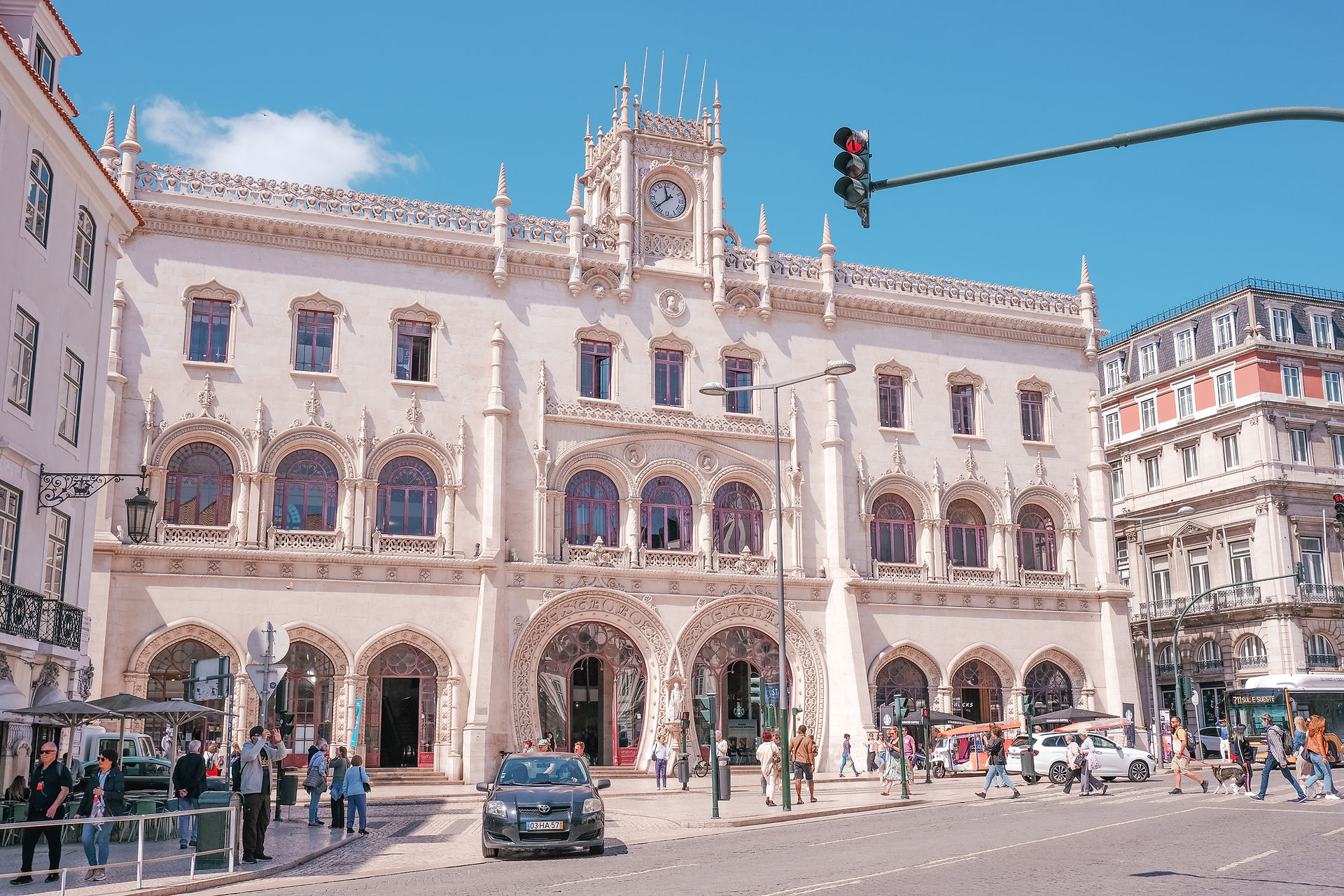כיכר Rossio Lisbon ליסבון