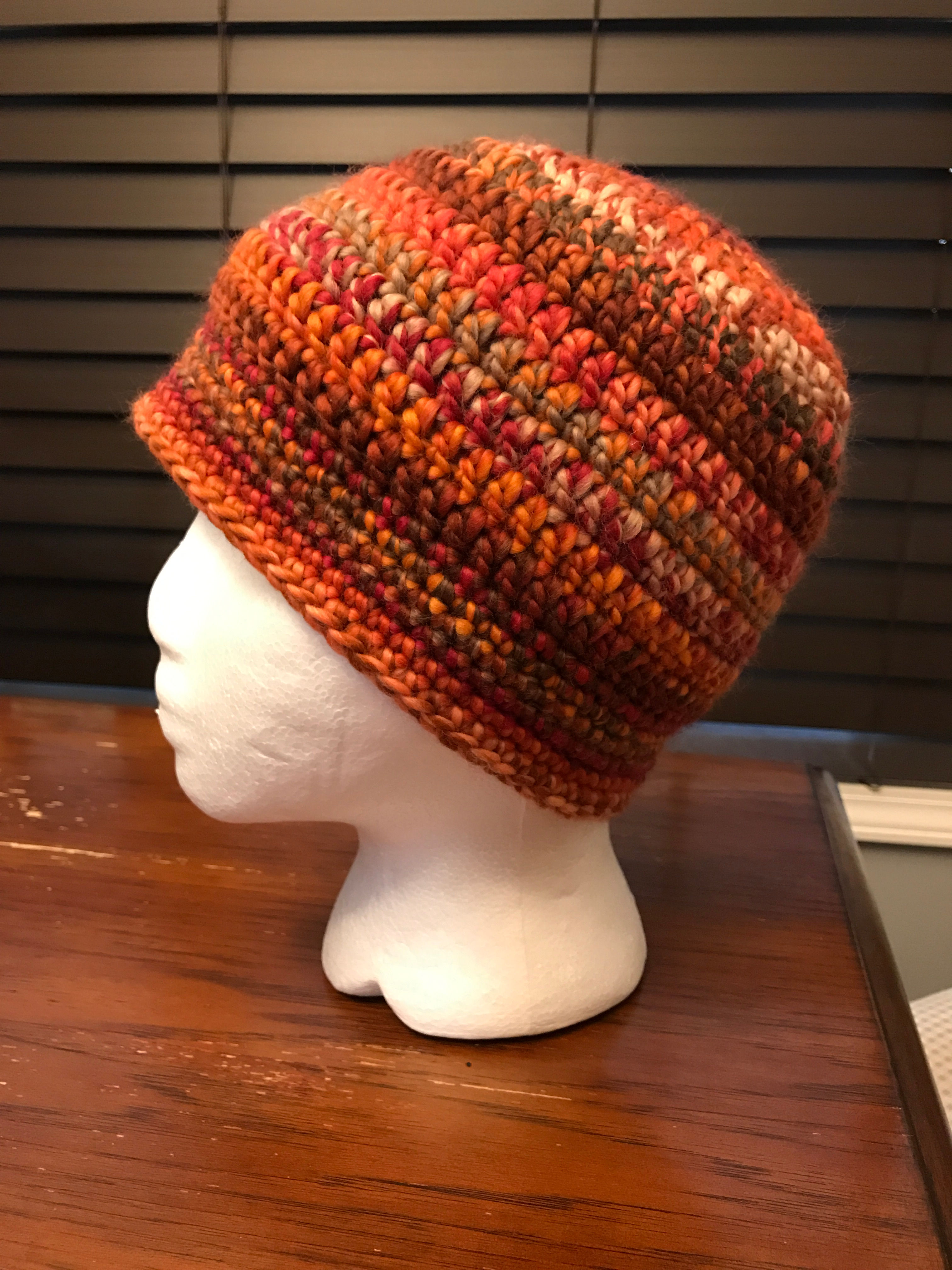 Fall Messy Bun Hat 