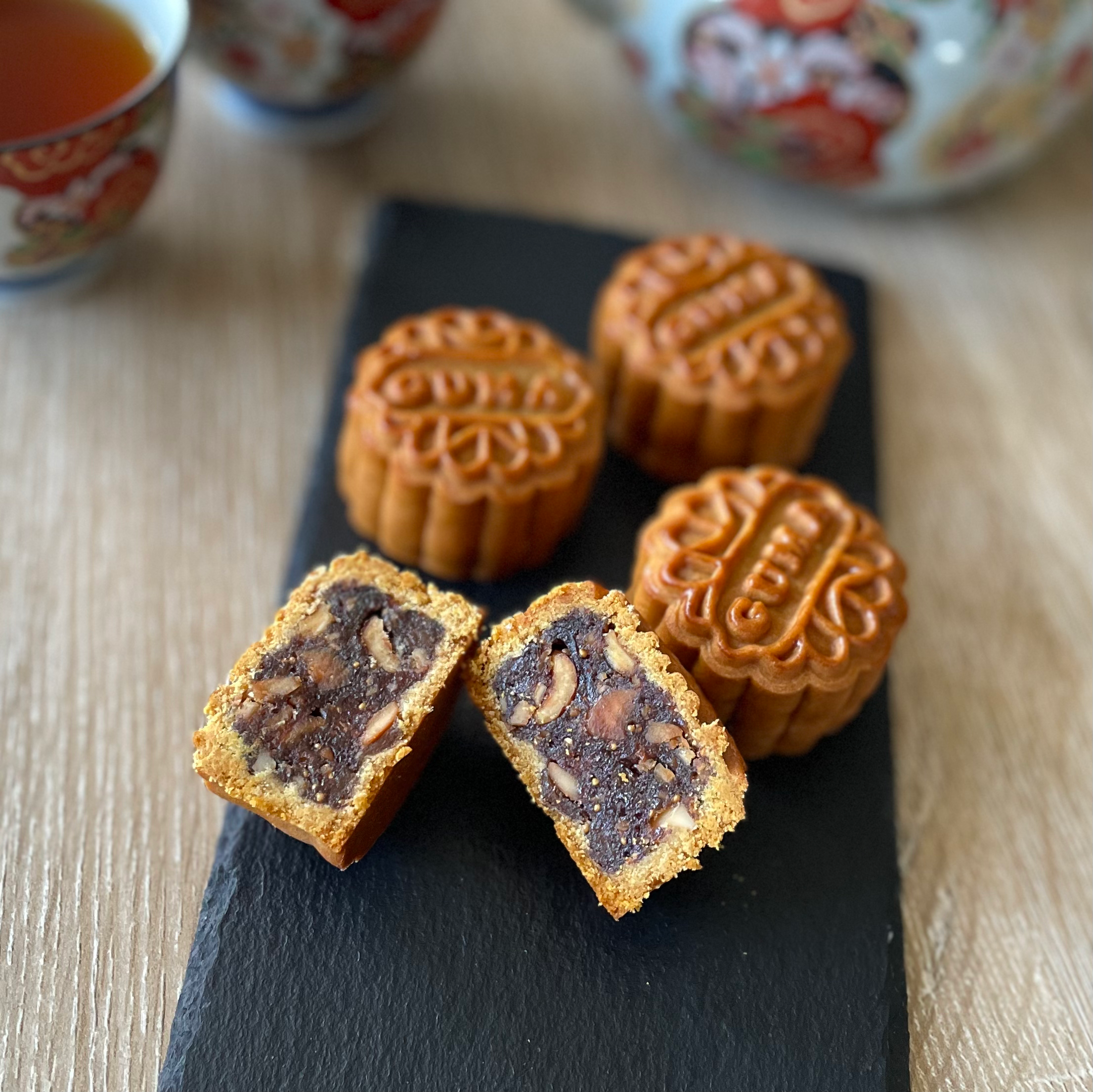 Fig and Mixed Nuts Mooncake Gift Box 無花果六仁月餅禮盒