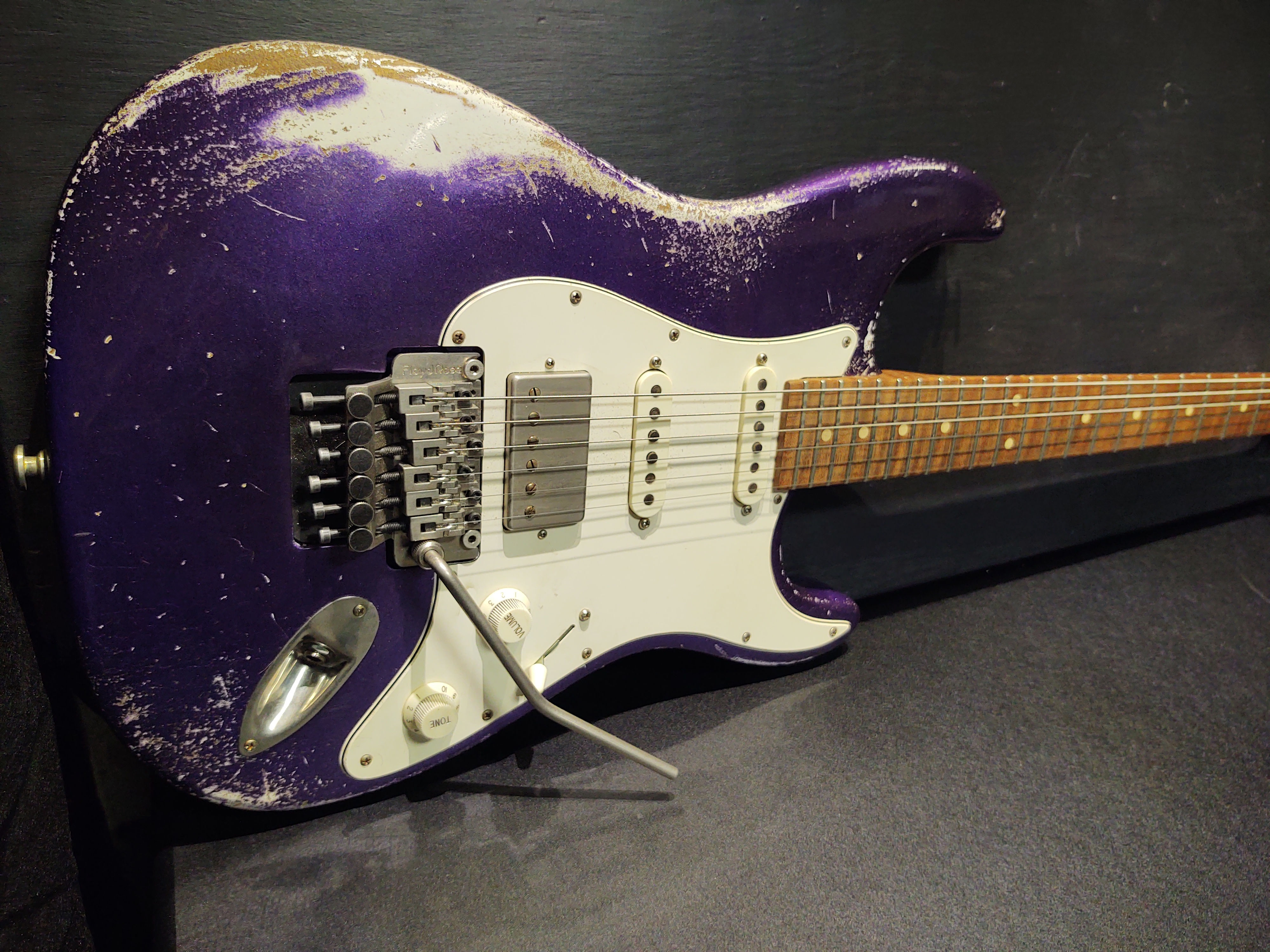 2020-2021 Luxxtone Custom Shop Choppa S # 465 Firemist Purple Over White, w/Medi
