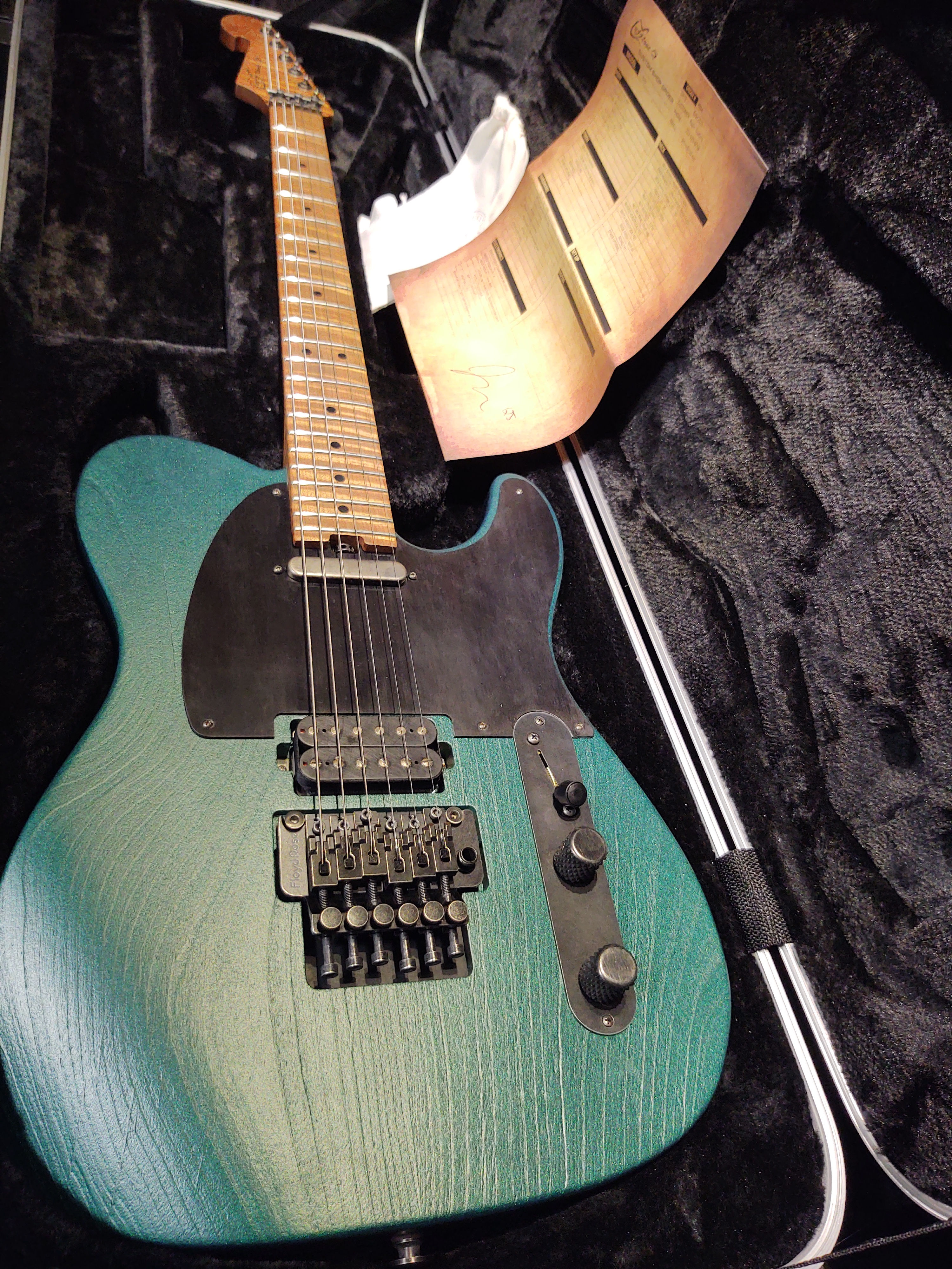 2025 Luxxtone Custom Shop T-Rexx #934 British Racing Green Textured