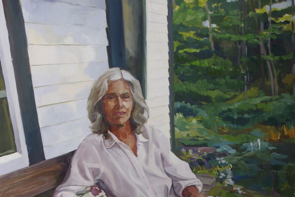 Mom and Mia the Cat, Oil on Canvas, 40 x 30 in,  (2).JPG