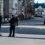 Dog Shot Dead, Man Dives From Orange St 2nd Floor Window, Also Drive-By Shooting On Dubuque St.