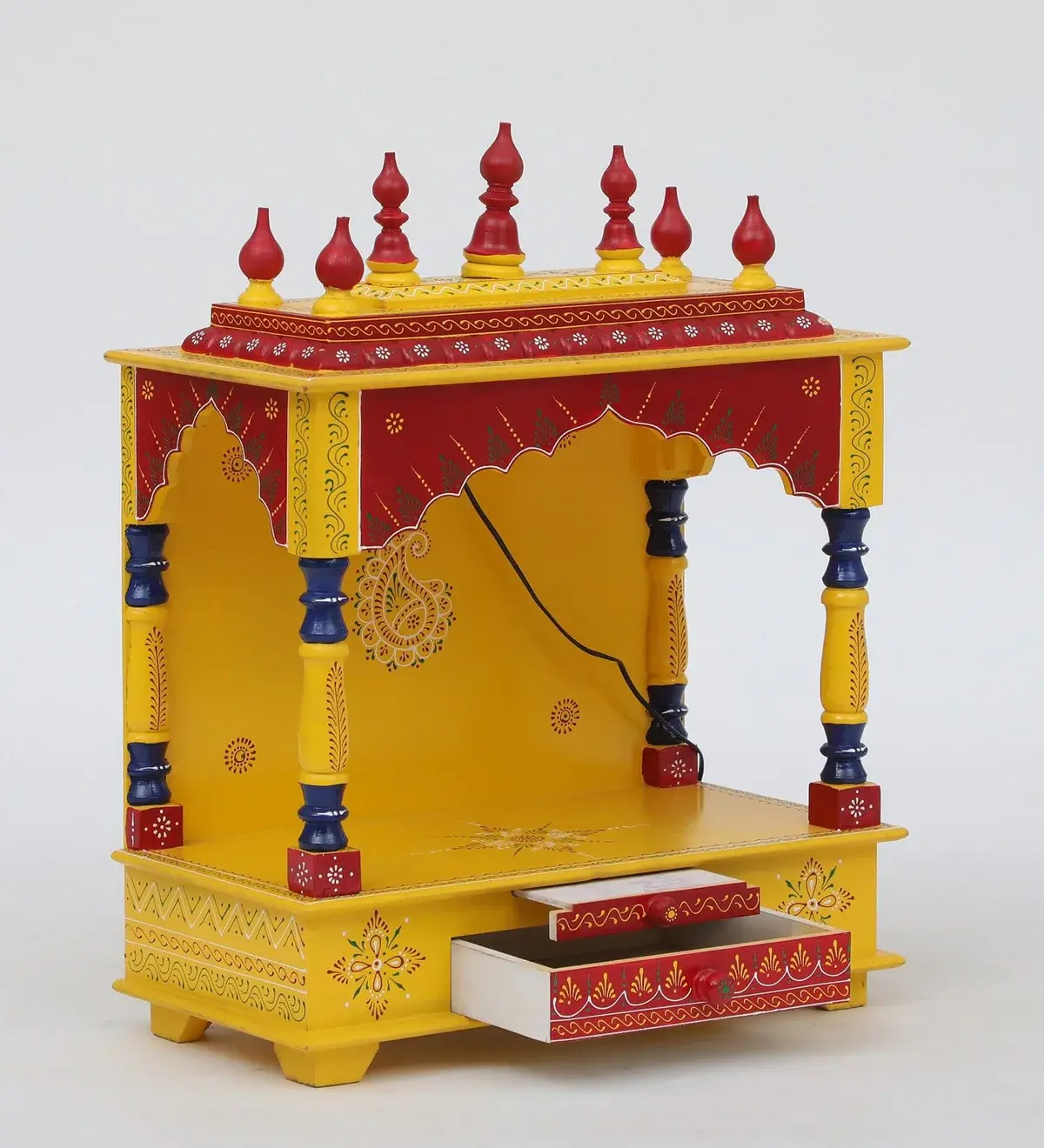 Wooden mandir