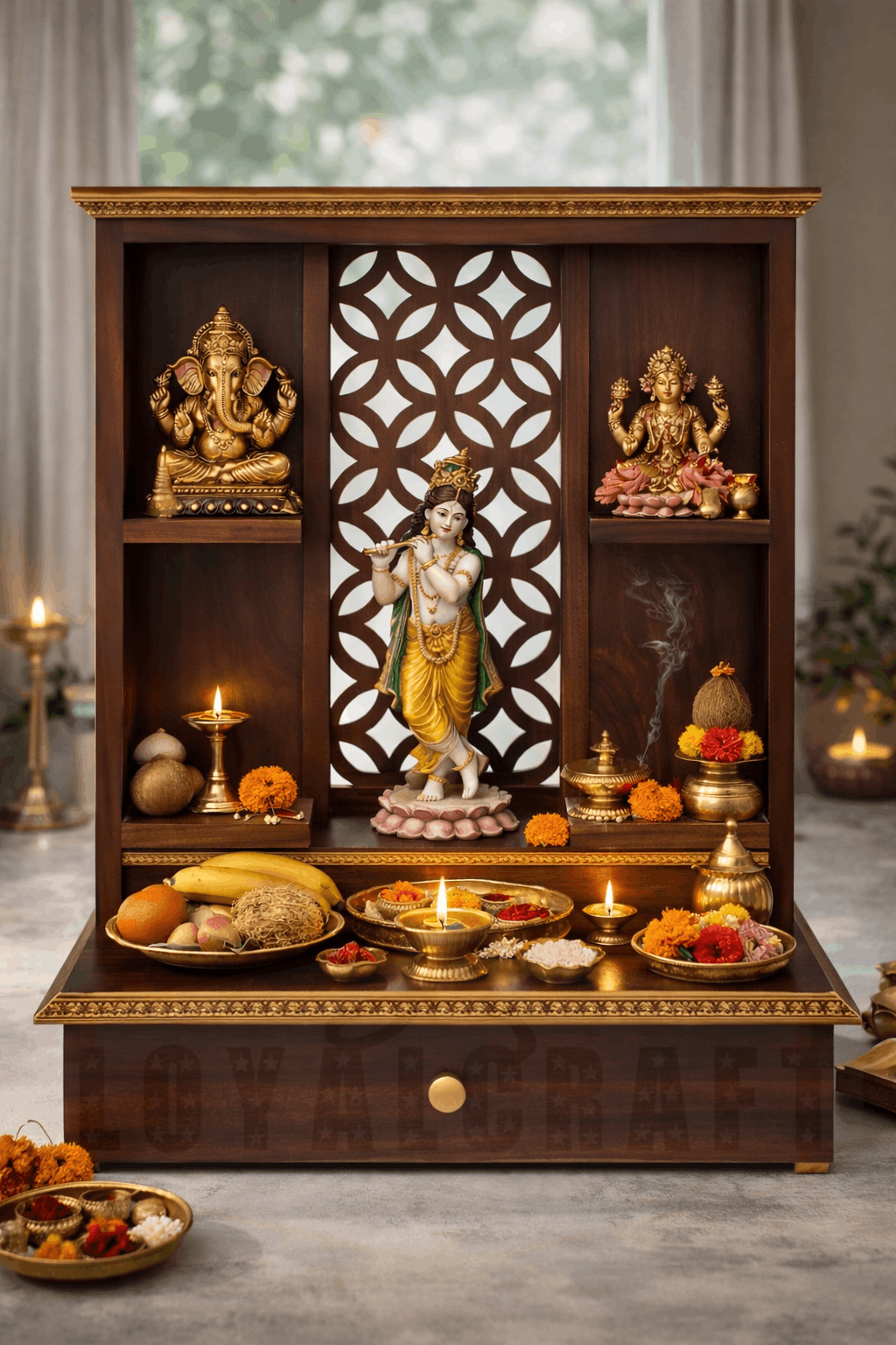 LoyalCraft pooja Mandir