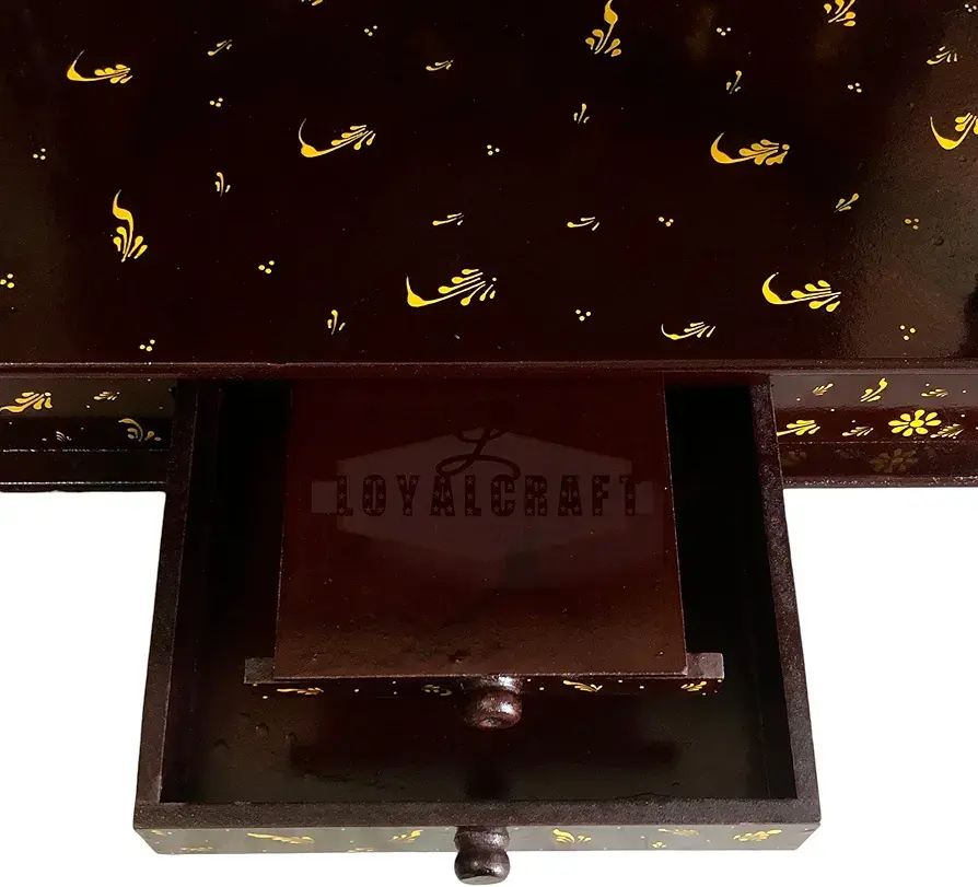 Wooden dark  home temple 