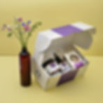 ערכת לבנדר בשבילך: טריו של רוגע (3 פריטים) בקופסת מתנה