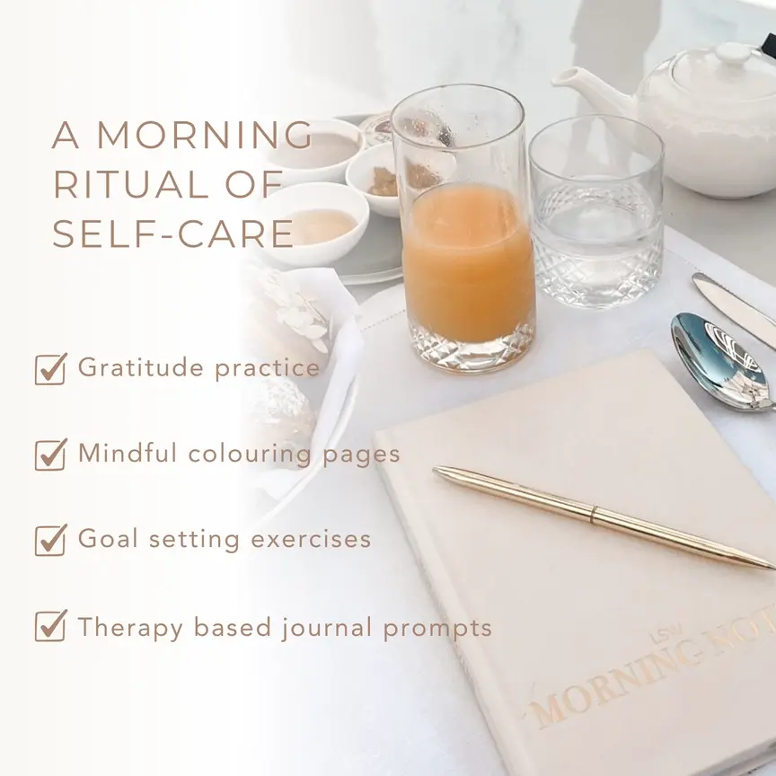 Thumbnail: Morning Notes: Goal-Setting Journal | Self Care & Wellbeing