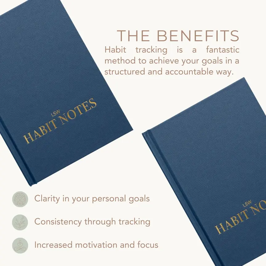 Thumbnail: Habit Notes: Daily Habit Tracking Journal | Self-Improvement