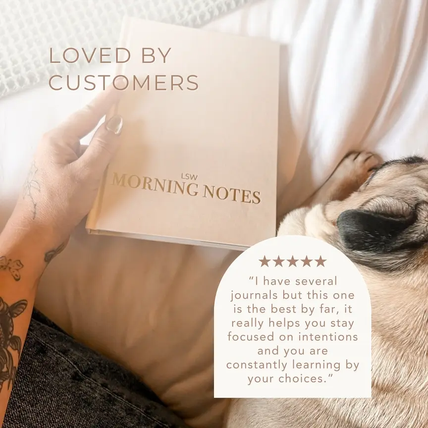 Thumbnail: Morning Notes: Goal-Setting Journal | Self Care & Wellbeing
