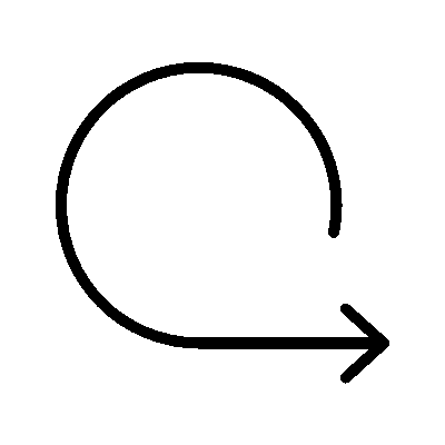 A GIF of a moving circular arrow.