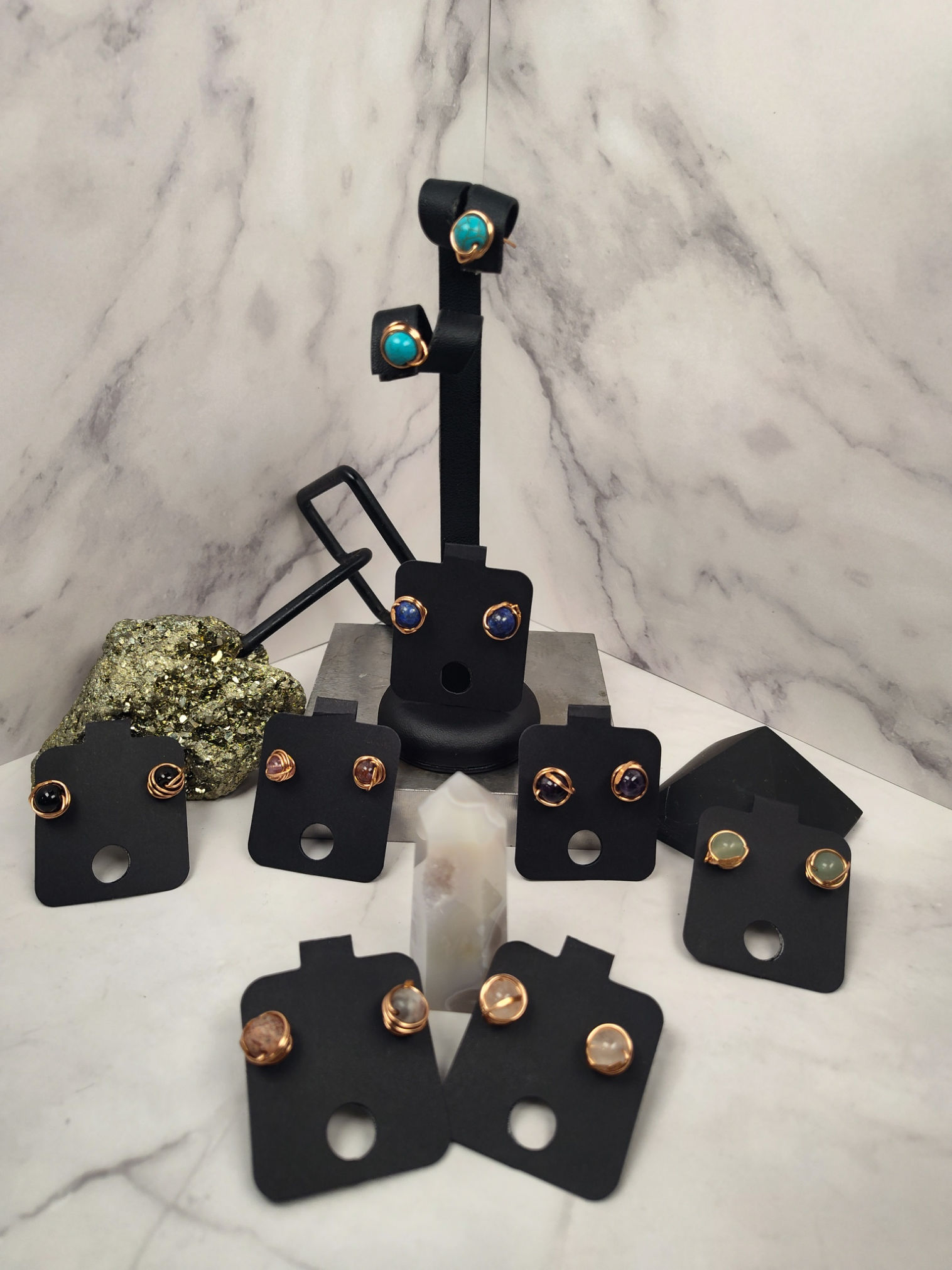 Crystal Studded Earrings