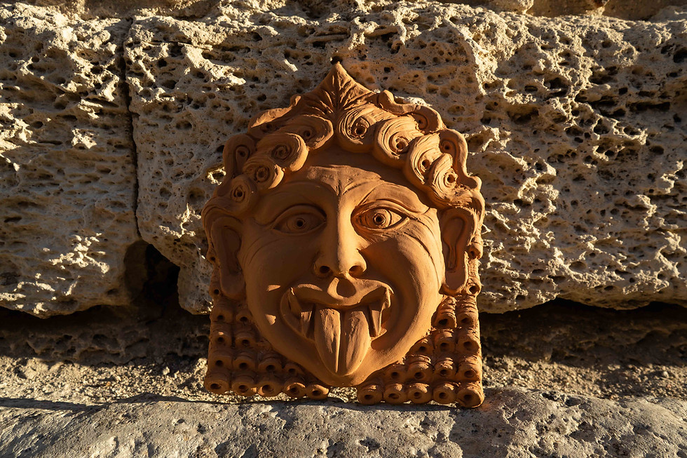 Miniatura: Maschera Gorgone - Grezza