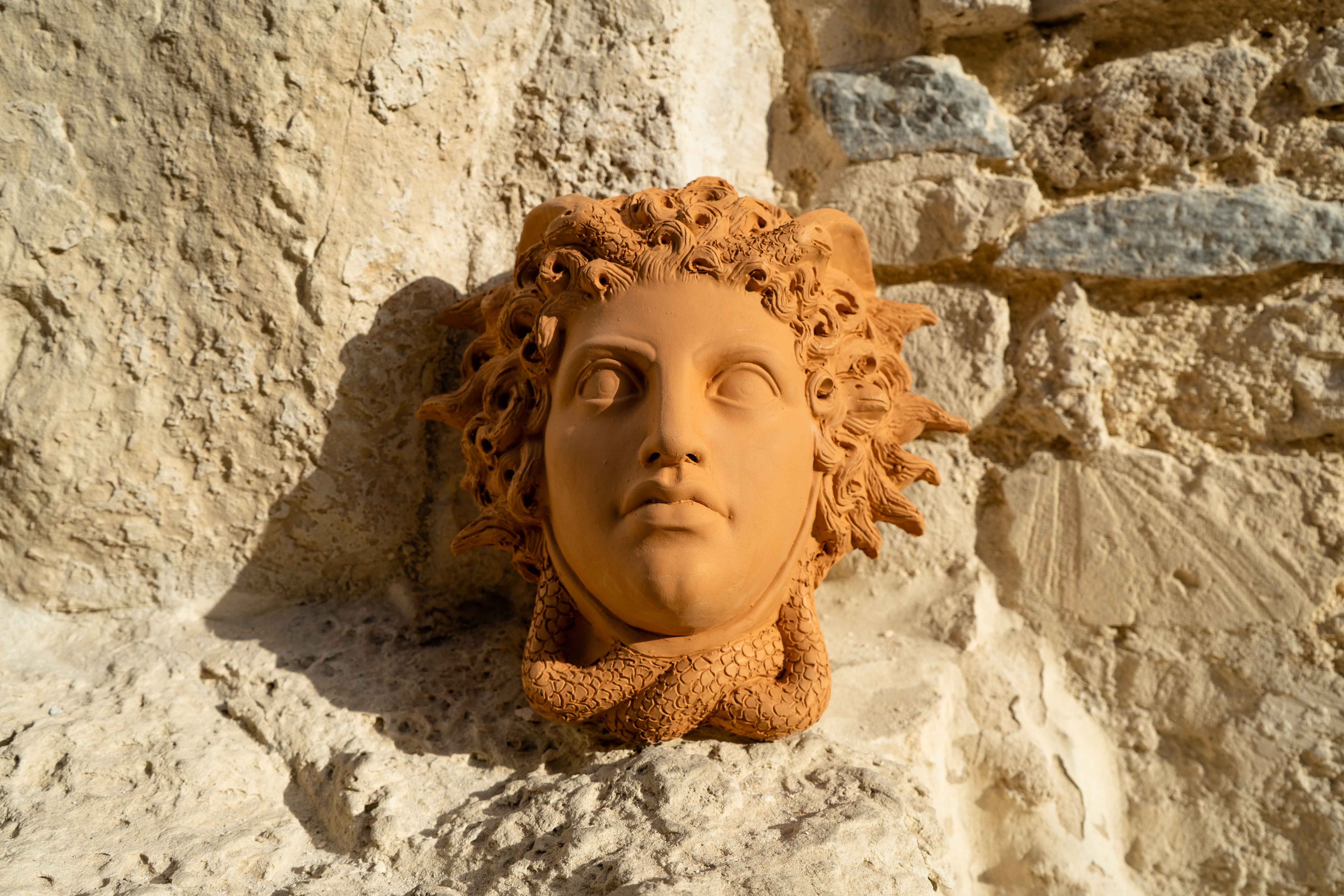 Maschera Medusa - Grezza