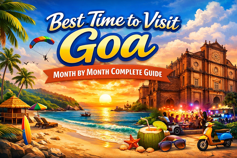 Best Time to Visit Goa — Month by Month Complete Guide