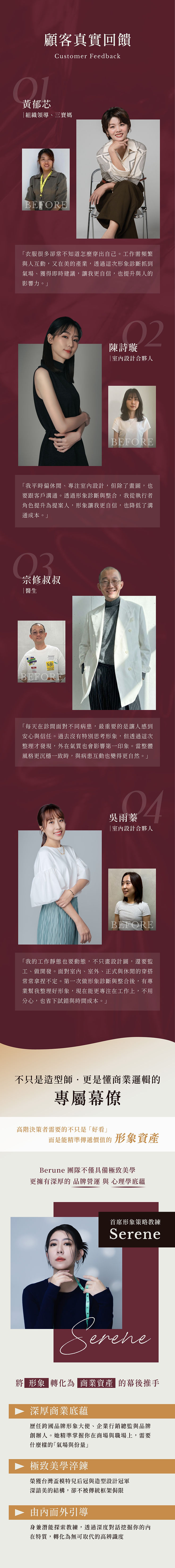創業者形象定位前後轉變案例
