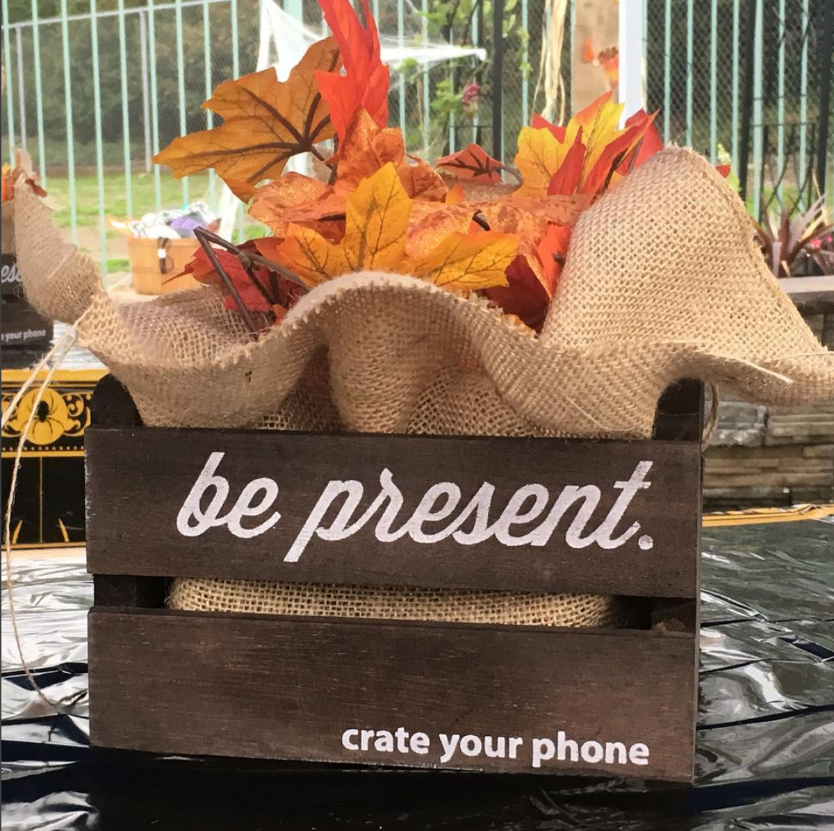 crate your phone centerpiece