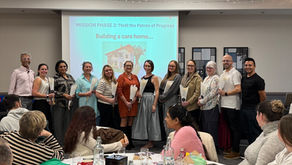 Abigail Denford with Shrien Dewani and managers during away day celebration