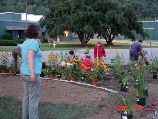 Image Credit: CCCD. Rain Garden Installation 2005