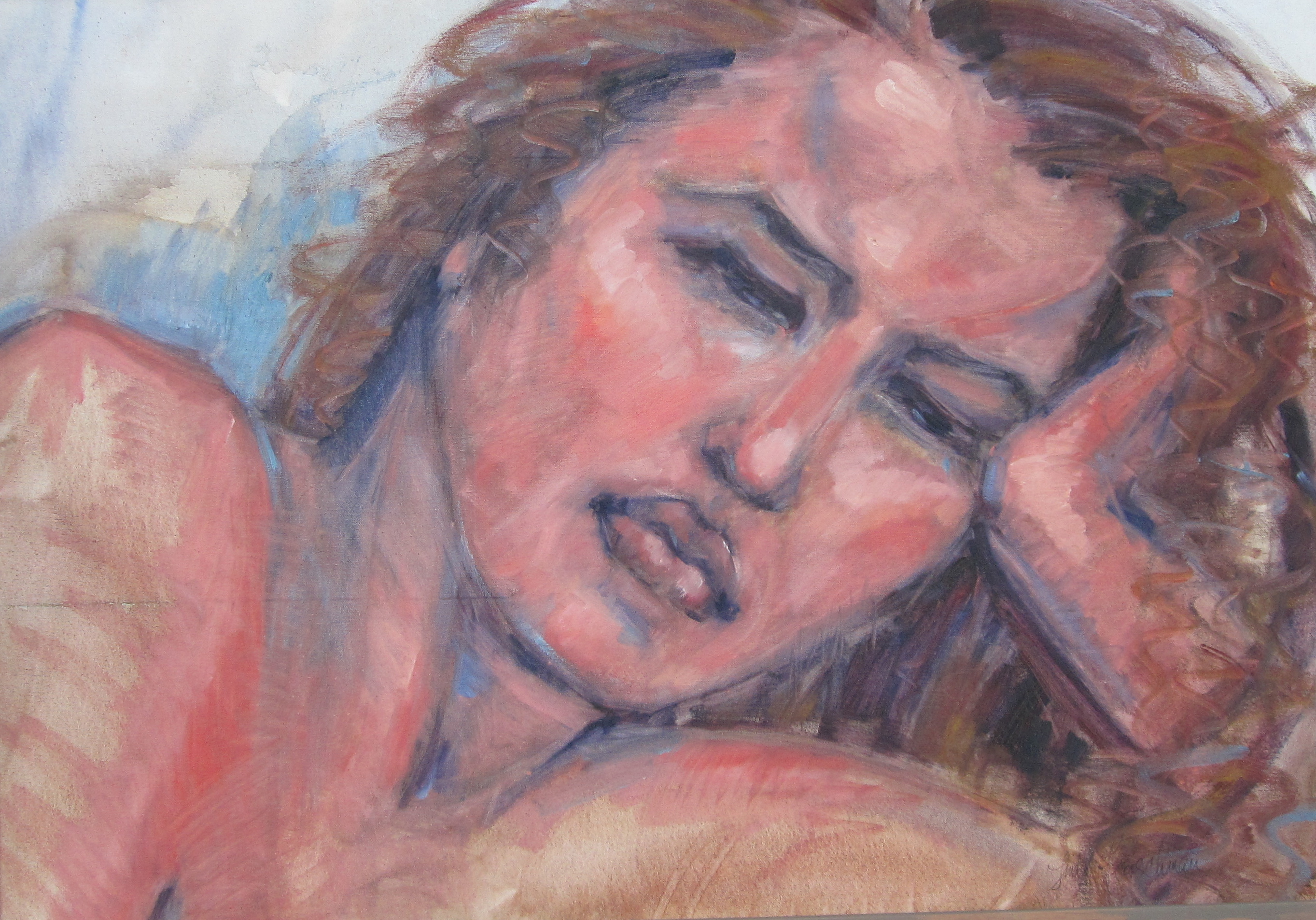 Livia oil 34w"x24h"