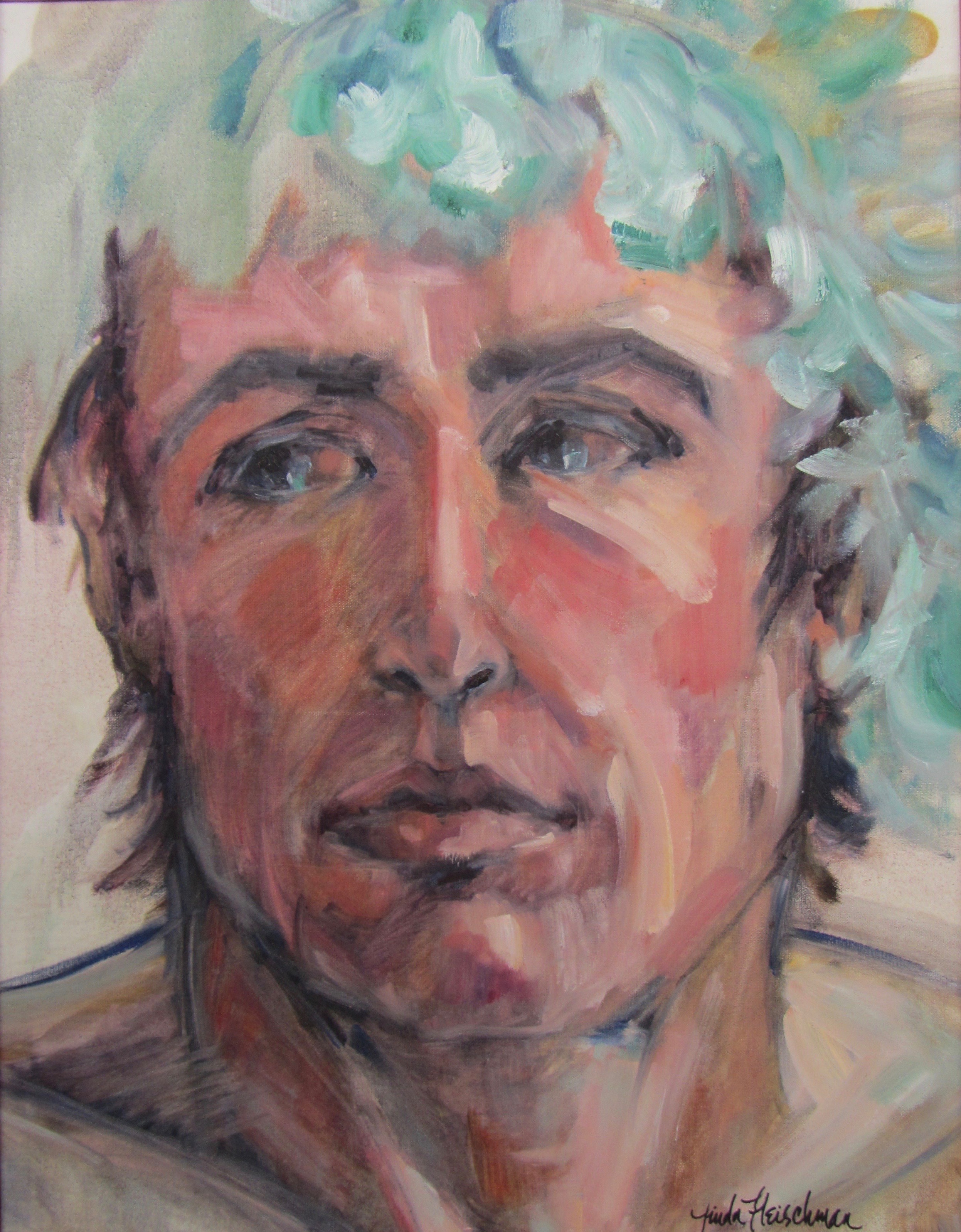 Julius Caesar oil 29h"x23w"