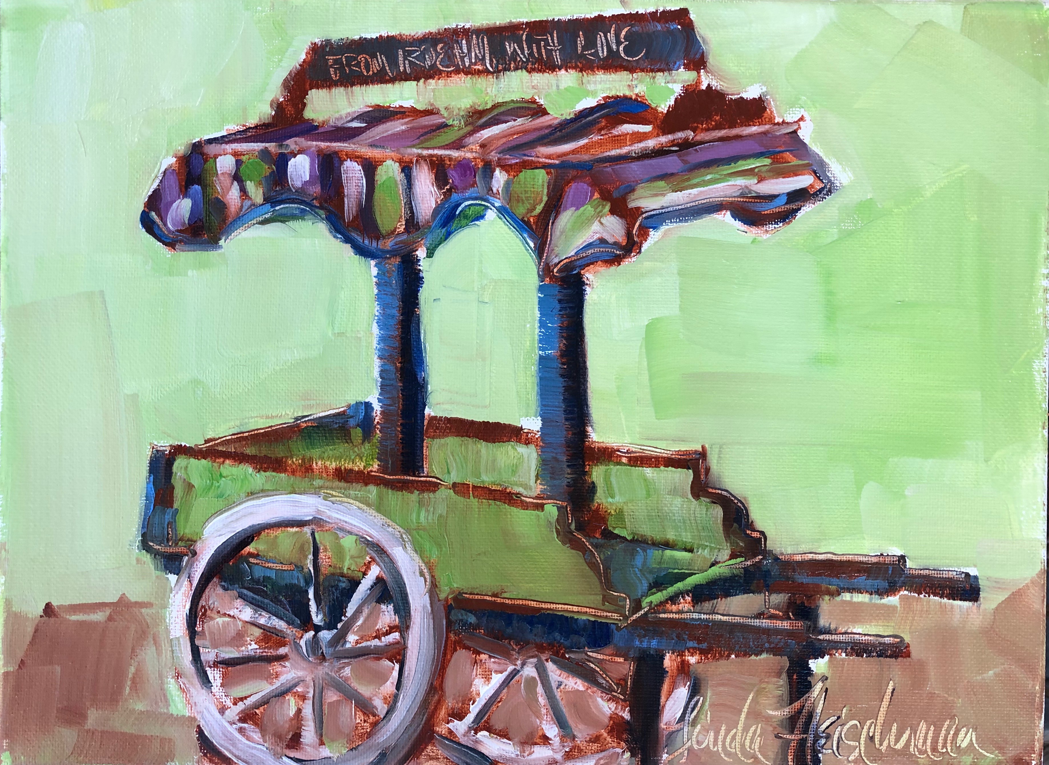 From Roehm with Love Florist Wagon