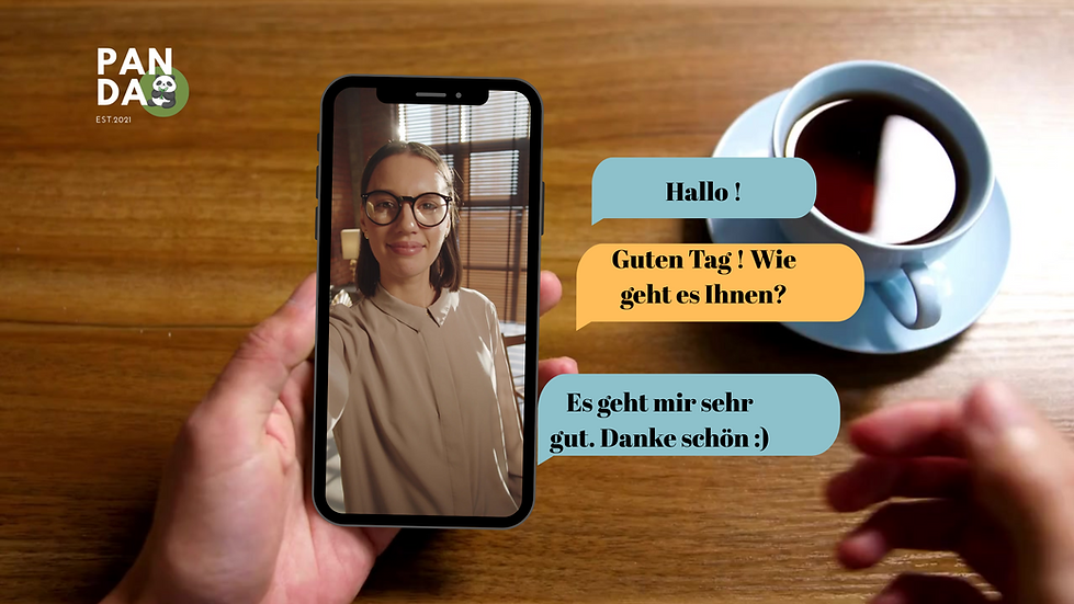 White Brown Animated Phone Live Call Coffee Video.png