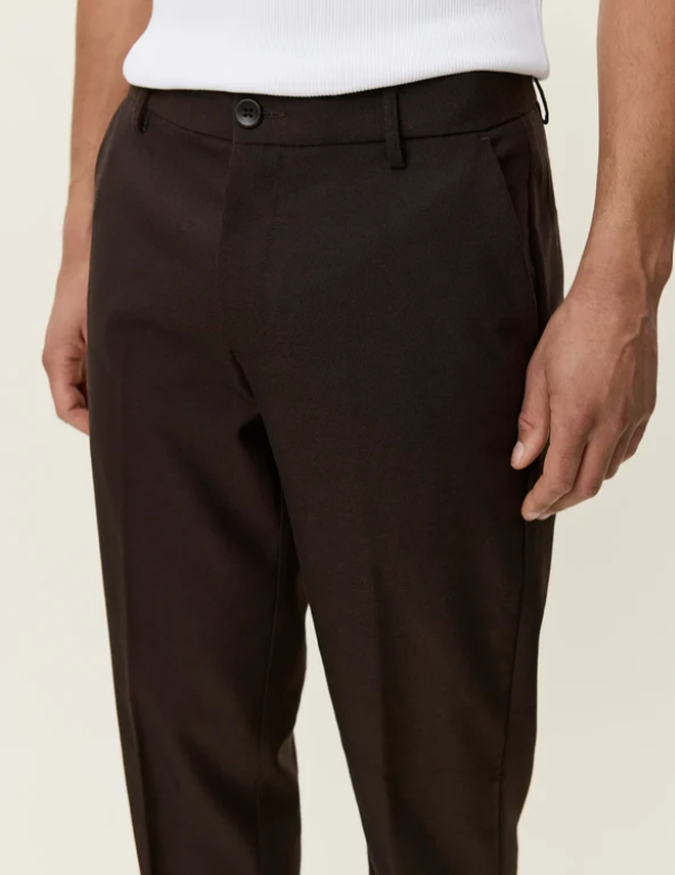 Thumbnail: Pantalon Les Deux Brushed twill reg