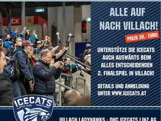 Auf nach Villach!! Die Anmeldung für den Fanbus zum 2. Finalspiel ist offen..