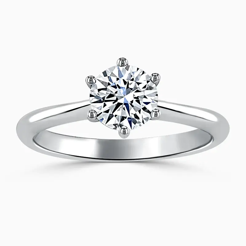 Solitaire Engagement Ring - Round